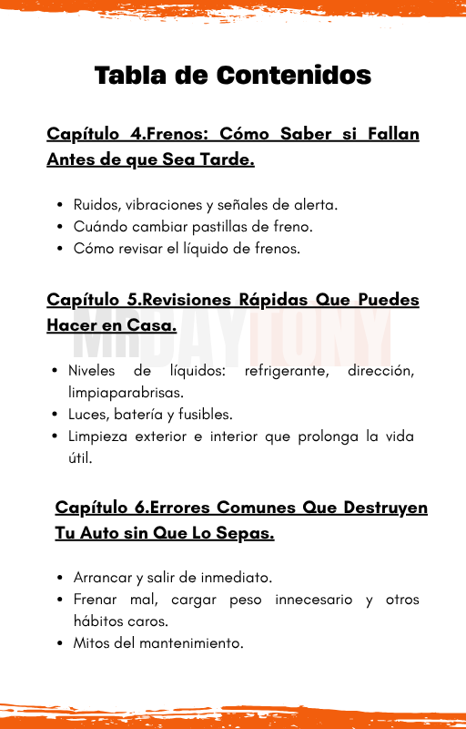 Ebook de Mecánica Básica: Aprende a Cuidar tu Auto y Ahorra Mucho Dinero